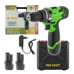 Aku vrtací šroubovák Procraft PA12 Li | PA12 Li Cenový Hit