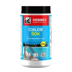 Cranit Chlor šok – rychlá dezinfekce vody, 1 kg, DEBBEX Koupit Online