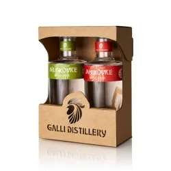 Dárkové balení hruškovice 45 % a jablkovice 45 %, GALLI DISTILLERY Originální