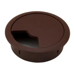 Průchodka kabelová plastová pr. 60 mm, tmavě hnědá Ověřený