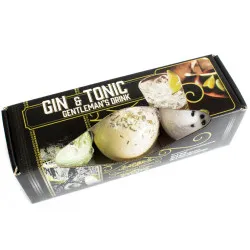 Sada 3 Šumivých Bomb do Koupele - Gin & Tonic, 360 g Novinka