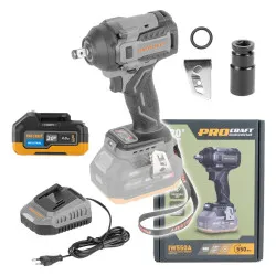 Novinka Sada aku rázový utahovák Procraft Industrial IW550 A + baterie 20/4 Industrial a nabíječka C20/2 | SIW550 Abb/20 -4 indu/C20 -2