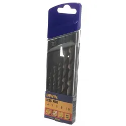 Sada vrtáků do kovu, HSS Pro, 4 - 10 mm, 5 ks, Irwin Vysoce Kvalitní