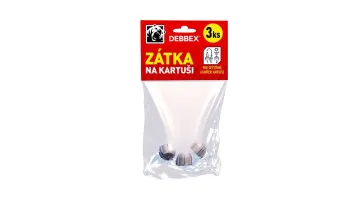 Zátka na kartuši, 3 ks, DEBBEX Nová Kolekce