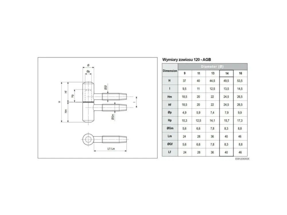 Koupit Online Pant AGB 120-14 černý