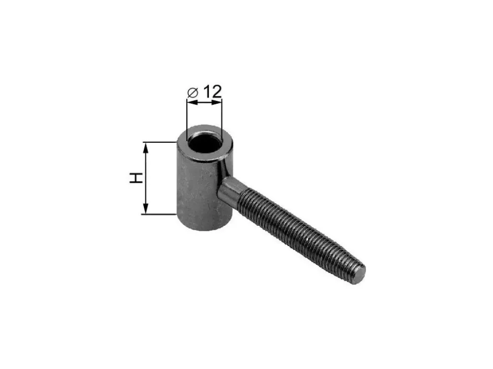 Ověřený Čep závěsu černý pr.20mm/30