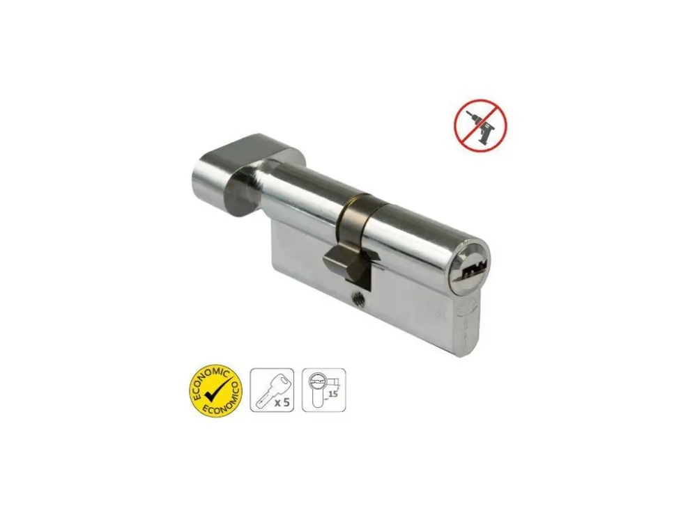 Finální Výprodej Vložka 9800-80 G35/45 s knoflíkem mosazchrom