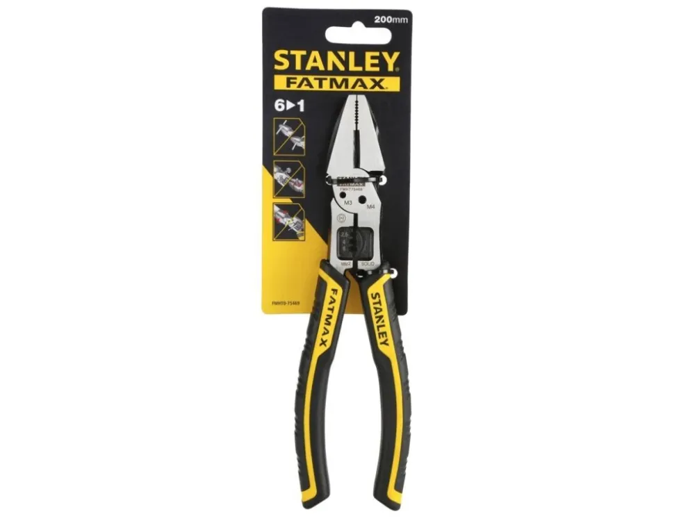Rychlé Dodání FMHT0-75469 STANLEY FATMAX KOMBINOVANÉ KLEŠTĚ 6 V 1, 200 MM