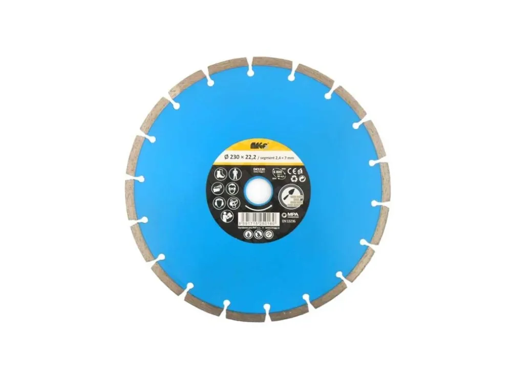 Bezpečná Platba Diamantový kotouč segmentový 230x22,2mm