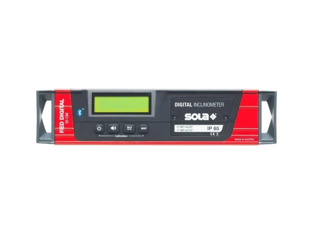 SOLA - RED 25 - digitální sklonoměr 25cm Doprava Zdarma