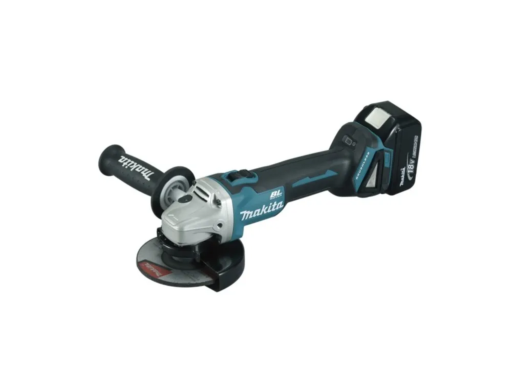 Makita DGA504RTJ aku úhlová bruska 125mm, Li-ion 18V/5,0Ah,systainer Tovární Cena