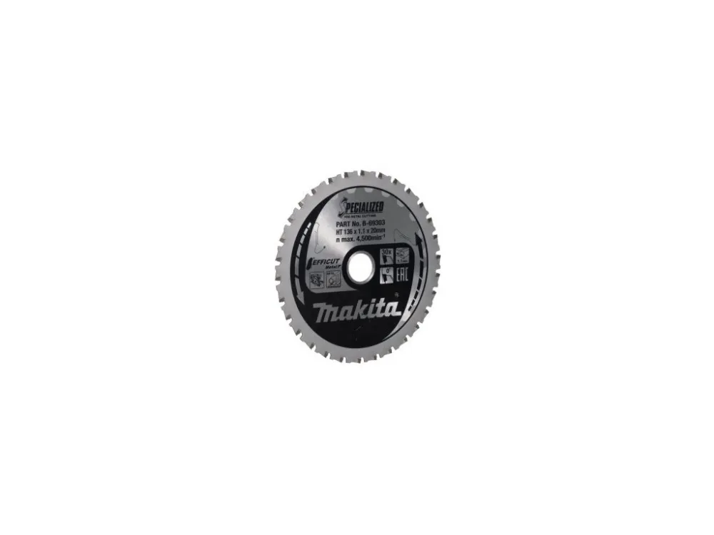Dokud Zásoby Vydrží Makita B-69303 kotouč pilový ocel Efficut 136x1.1x20mm 30Z = old B-69266