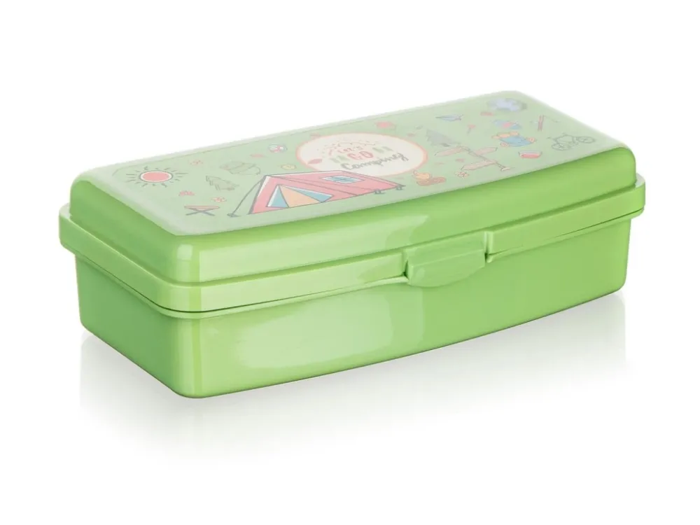 Horká Nabídka box svačinový 20x9,5x5,5cm CAMPING s klick uz.PH ZE