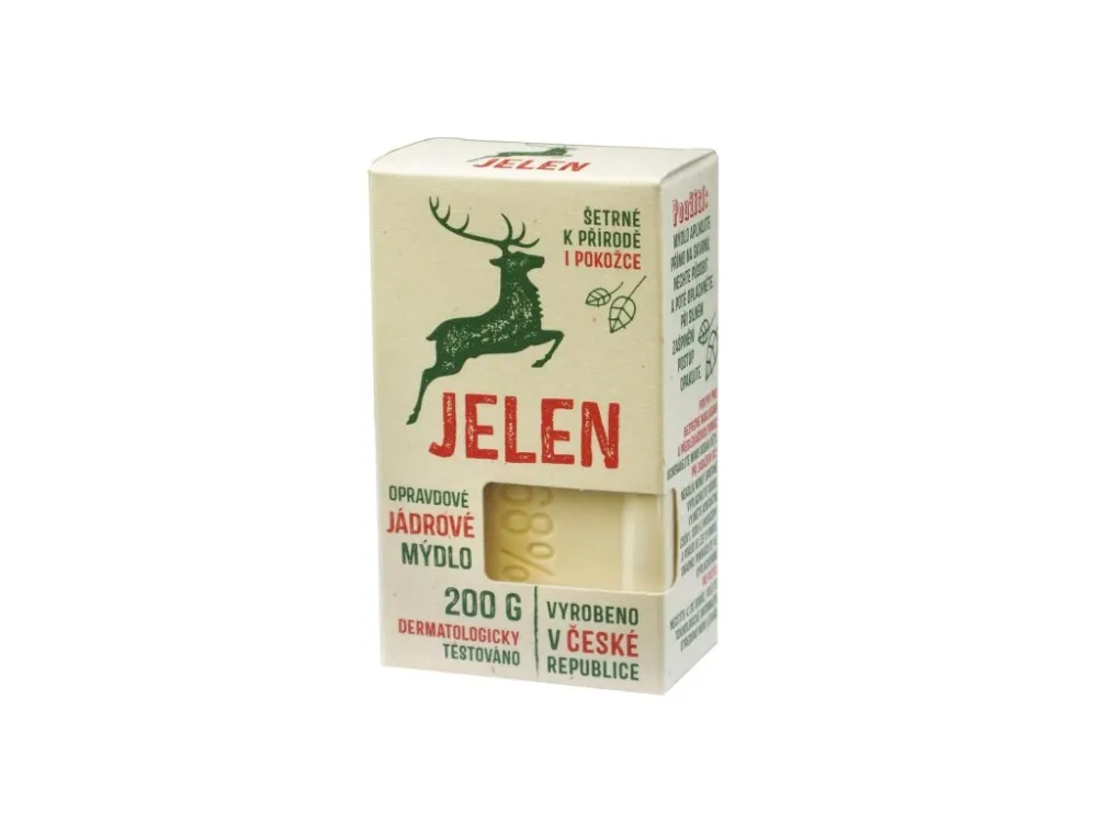Poslední Šance mýdlo jádrové JELEN 200g