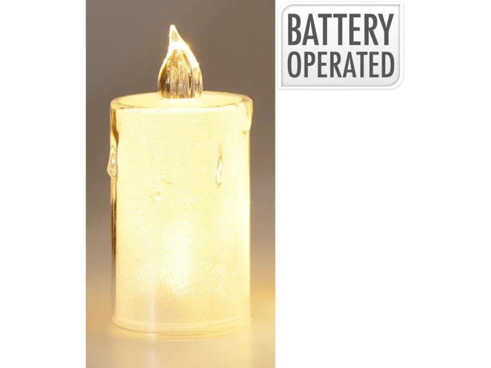 dekorace SVÍČKA 10,5cm LED TRA Horká Nabídka