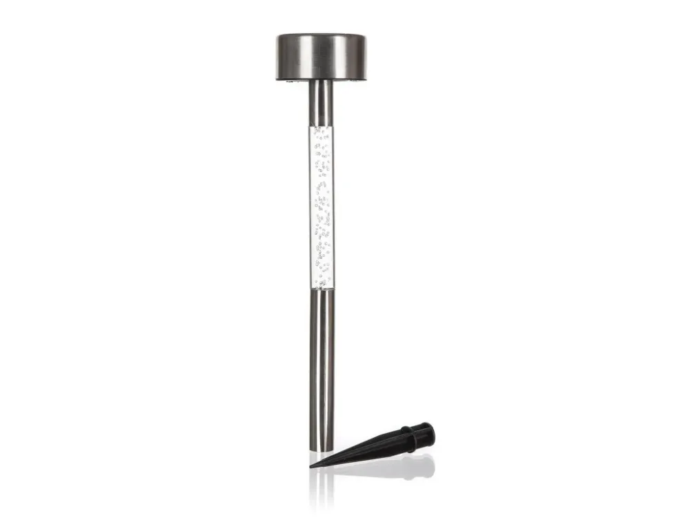 Akční Nabídka lampa solární NEON pr.5,5cm v.33cm nerez