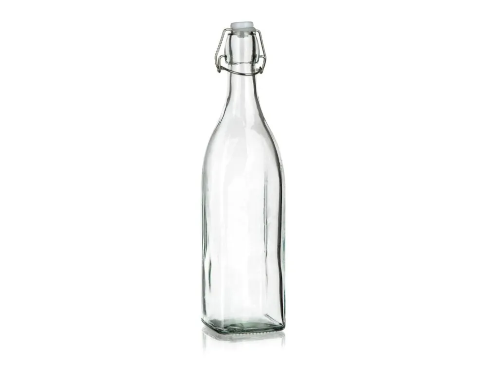 Akční Nabídka láhev s pákovým uzávěrem 950ml hranatá skleněná YARA