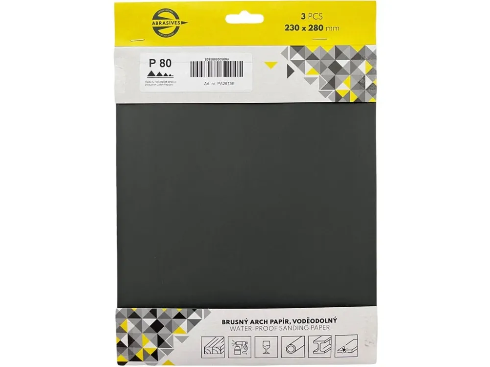 papír brus.pod vodu zr. 500, 230x280mm (3ks) Oblíbený