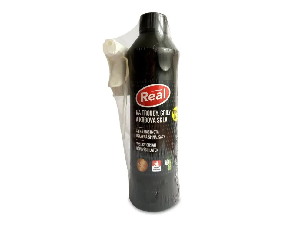 REAL na trouby, grily a krbová skla 550g Výprodej