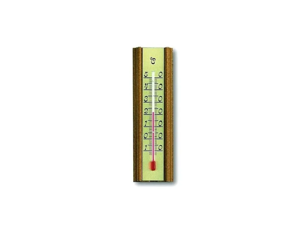 Must-Have teploměr pokojový 14cm dřev.+ Al 12.1014