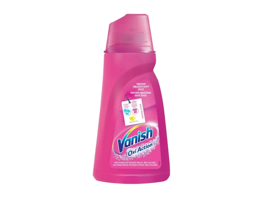 VANISH odstraňovač skvrn na barevné prádlo 1l Výprodej