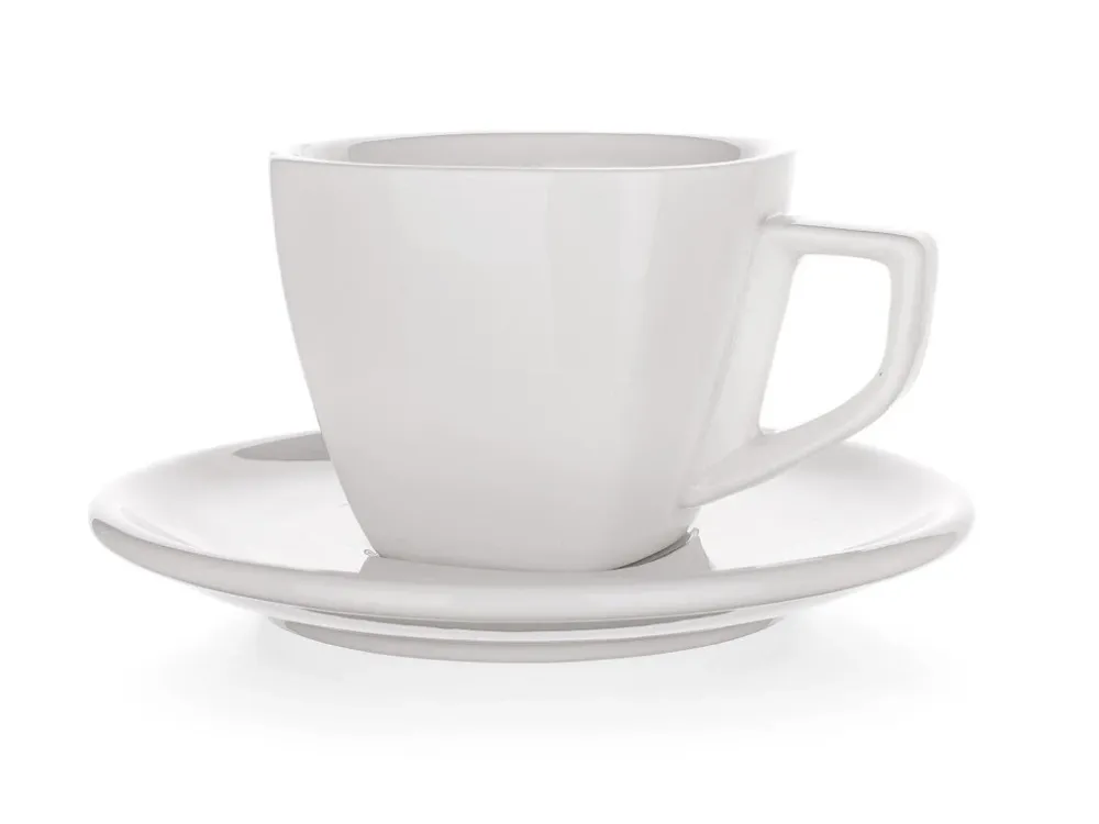 Časově Omezené šálek + podšálek 250ml square ALBA BÍ porcelánový