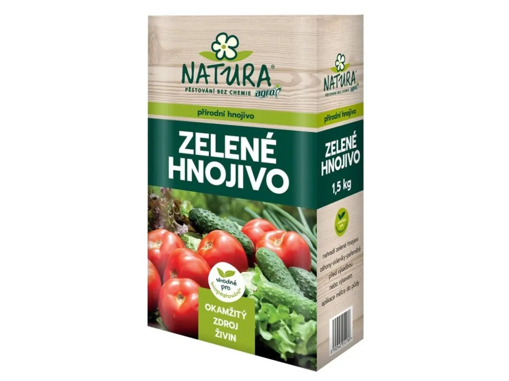 hnojivo NATURA Zelené hnojivo 1,5kg Ověřený