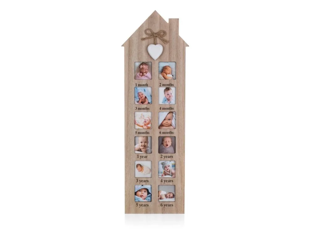 Akční Cena fotorámeček BABY DOMEK 48x14,8cm, 12 fotek
