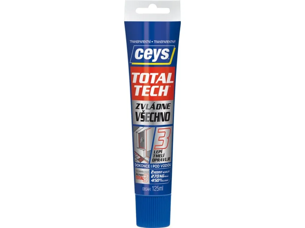 lepidlo univerzální a tmel 125ml TOTAL TECH EXPRESS TRANS.CEYS Značkový