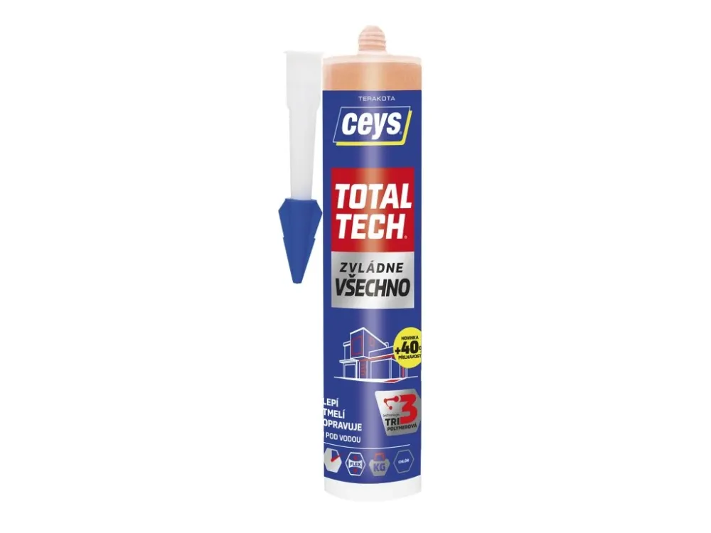 lepidlo univerzální a tmel 290ml CEYS TOTAL TECH TER Akce
