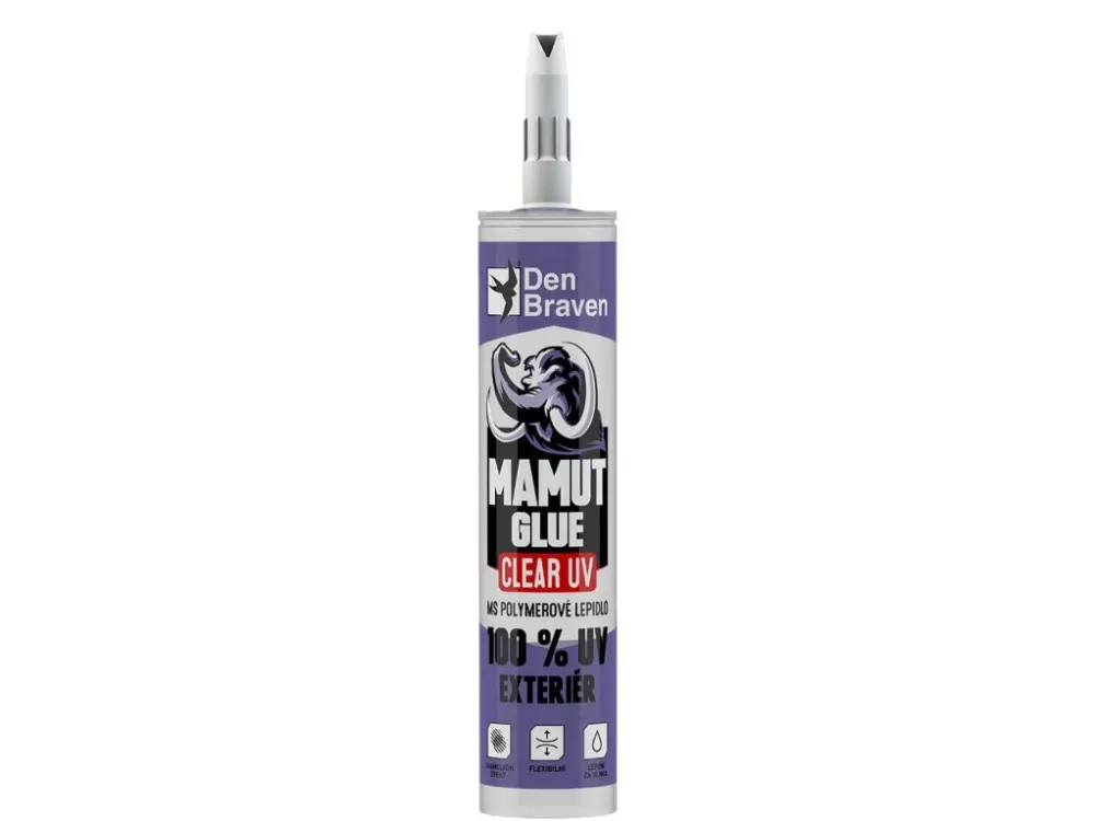 Horká Nabídka lepidlo MAMUT GLUE 290ml CLEAR UV TRA