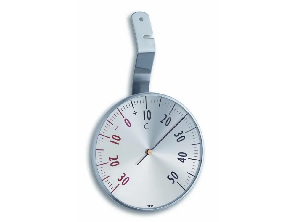 teploměr okenní kulatý 7cm kovový 14.5003 Výhodná Nabídka