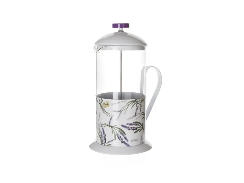 konvice na kávu LAVENDER 1l sklo+PH BÍ Výhodná Nabídka