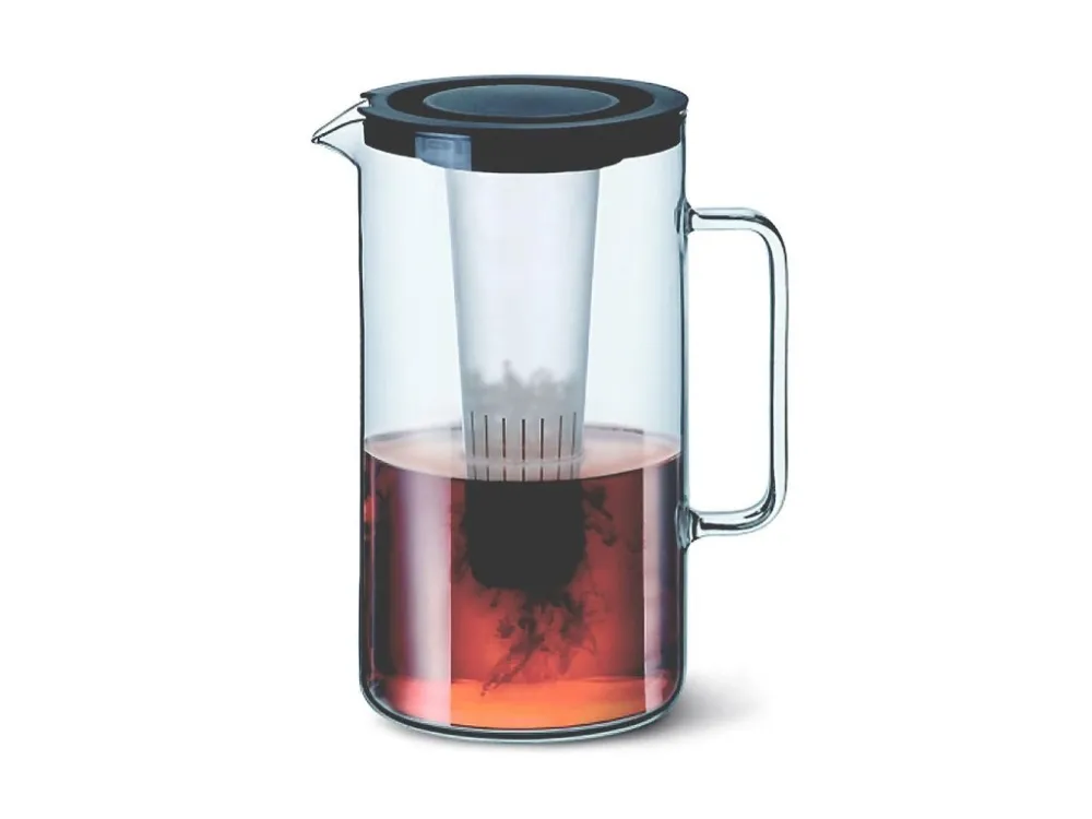 Ihned K Objednání džbán skleněný 2500ml, PH vložka na led a sítko, mix barev