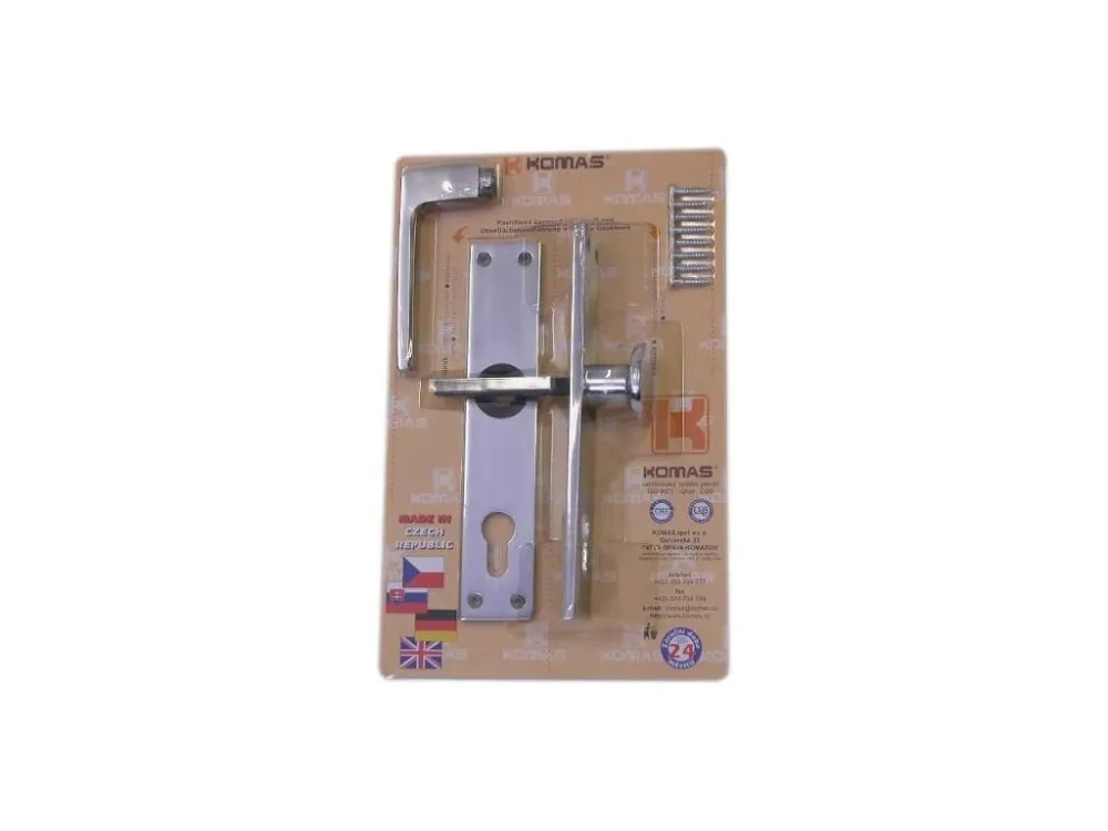 Autentický klika s knoflíkem K 757 72/vložka Al blistr