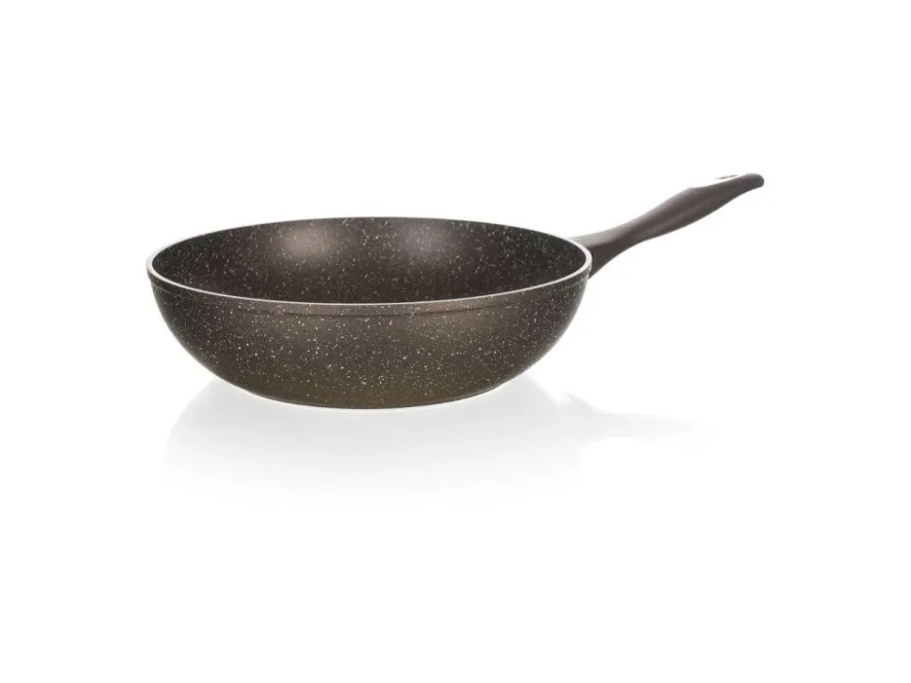 pánev WOK 28x7,8cm nepřiln.povrch PREMIUM Dark Brown Přímo Od Výrobce