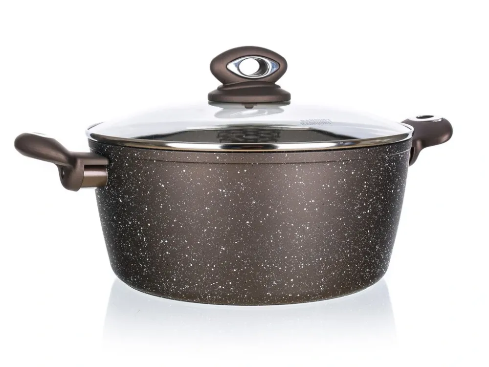 hrnec 24x10,5cm 4,3l nepřiln.povrch PREMIUM Dark Brown Top Prodej