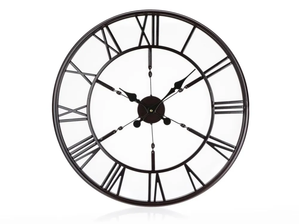 hodiny nástěnné pr.60cm ANTIC BLACK Tovární Cena