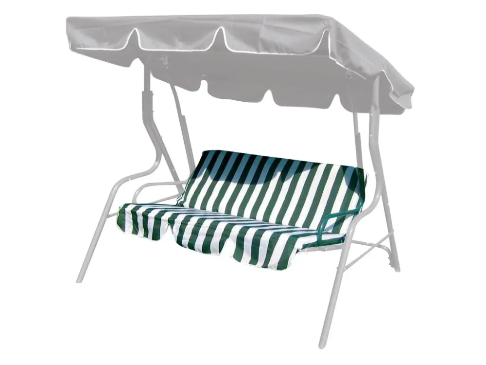polstr na houpačku 129x43cm textil PRUHY ZE/BÍ (2ks) Autentický