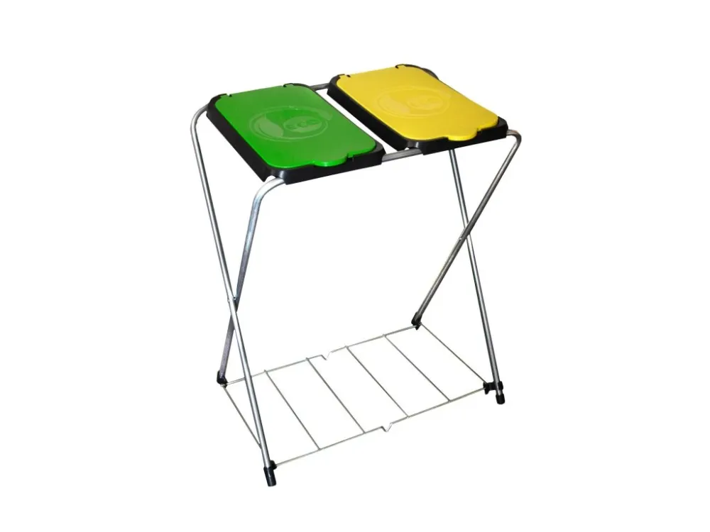 Super Cena stojan na tříděný odpad ECO-GLOBE 2 66x42x81cm s mřížkou