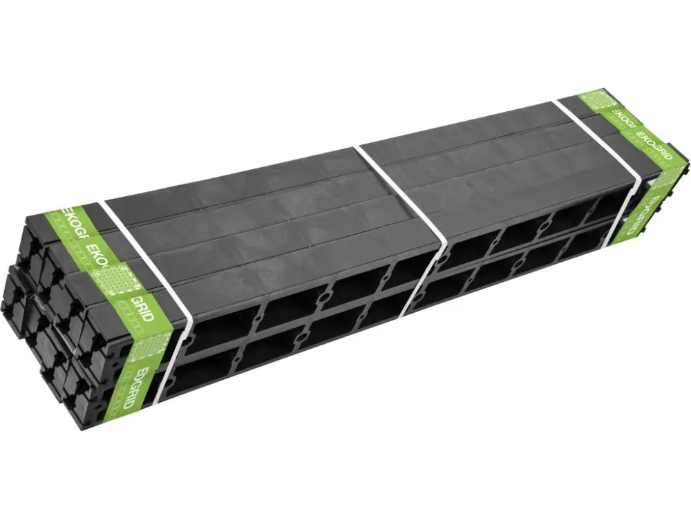 Nejprodávanější lem trávníku EKOGRID 4,5cmx1m PH ČER (16ks)