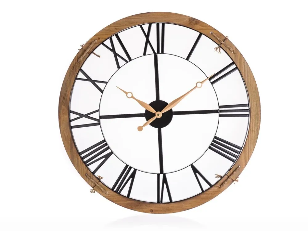 Cenově Výhodný hodiny nástěnné pr.60cm GOLD RIM