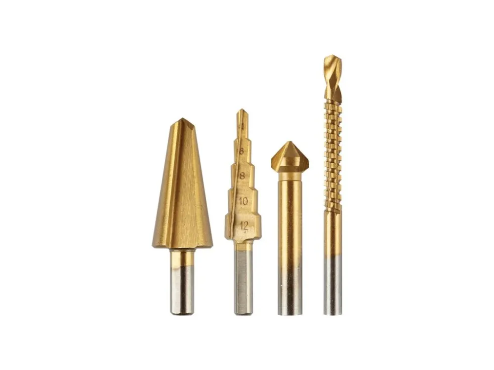vrták stupňovitý 4-12mm,výstružník 12,4mm, fréza 6x90mm,záhlubník 8-20mm Graphite Poslední Šance