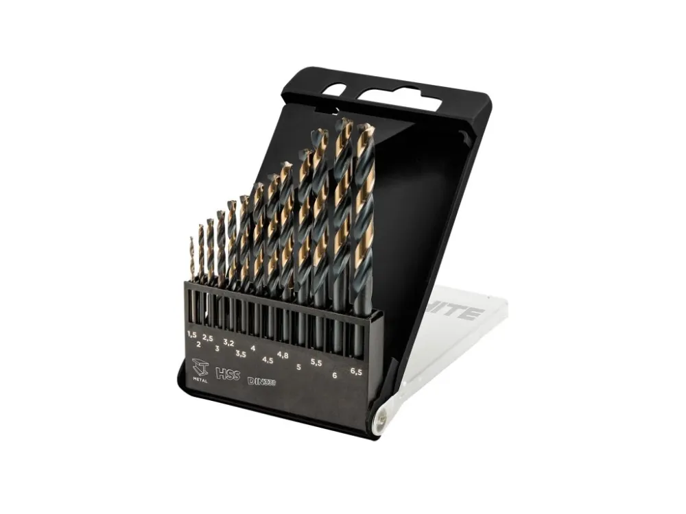 sada vrtáků na kov 1.5 - 6.5 HSS-CNC vybrušované 13 ks Graphite Kup Teď